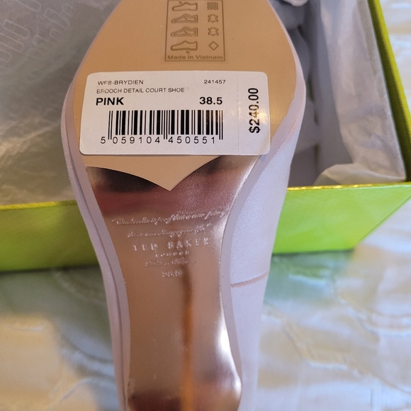 Pink Ted Baker Size8 Stilettos - Picture 3 of 6